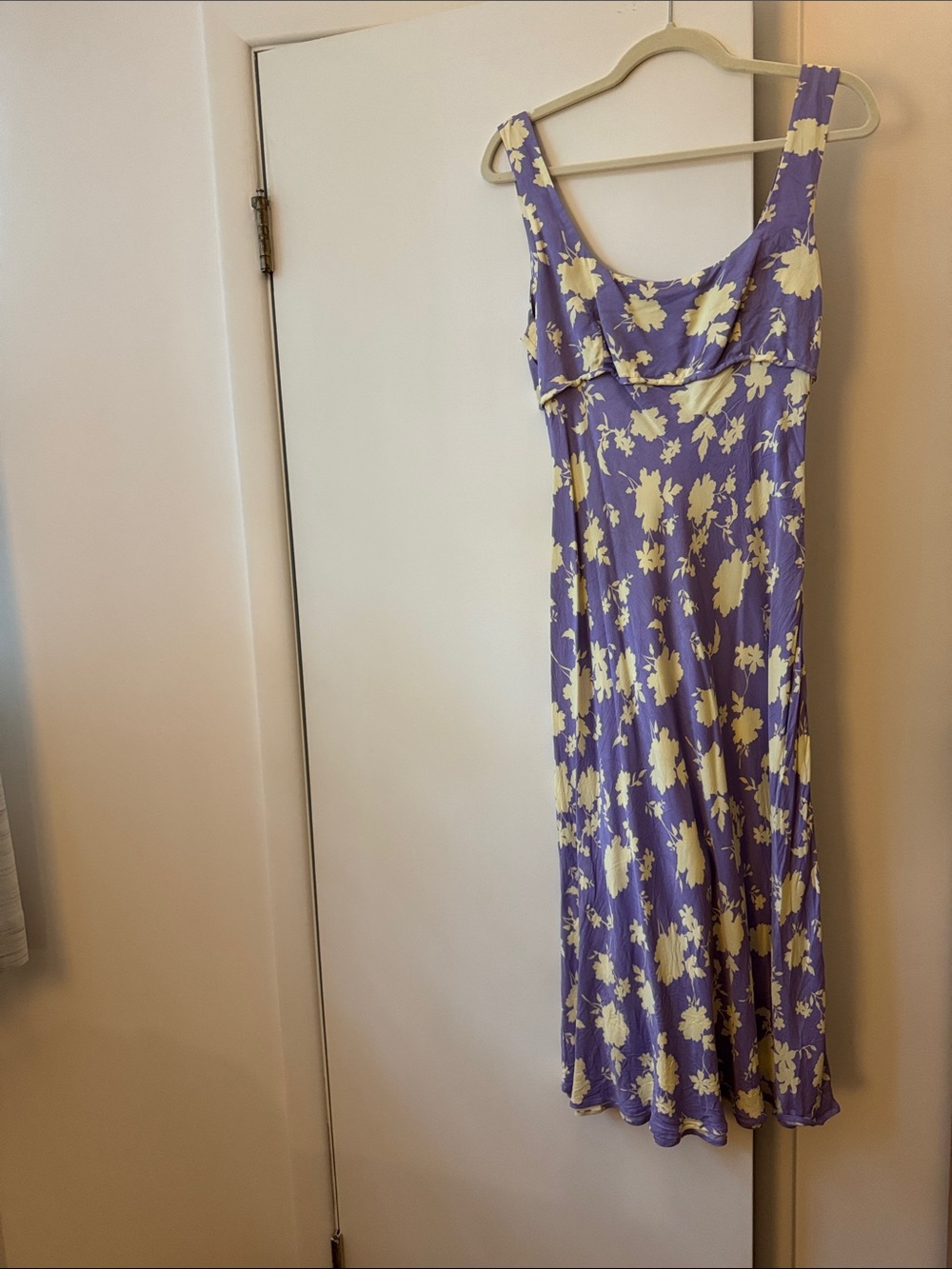 Maeve Square-neck Midi Slip Dress